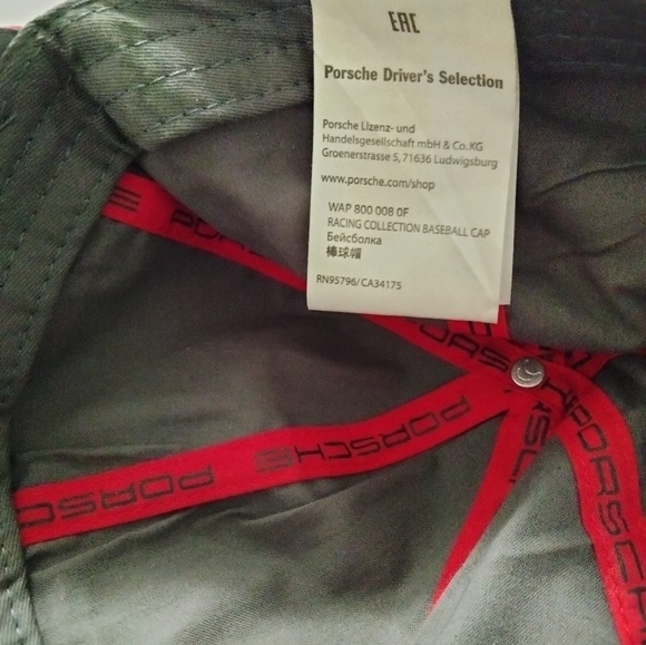 Porsche Driving Experience Baseball Cap Driver's Selection Strap Back - Picture 8 of 16